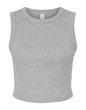 Women´s Micro Rib Muscle Crop Tank - Reklamnepredmety