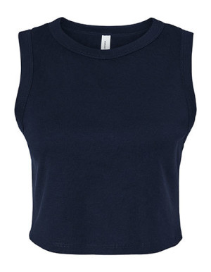 Women´s Micro Rib Muscle Crop Tank - Reklamnepredmety