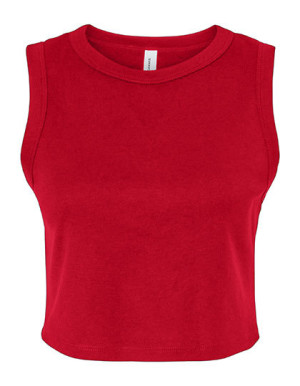 Women´s Micro Rib Muscle Crop Tank - Reklamnepredmety