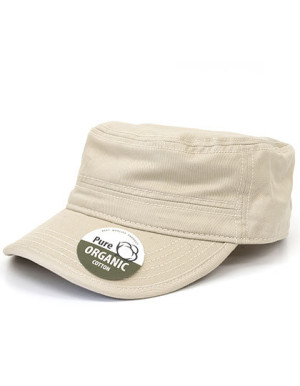 Organic Cotton Army Cap Washed - Reklamnepredmety