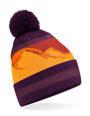 Mountain Peaks Pom Pom Beanie - Reklamnepredmety