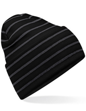 Original Deep Cuffed Striped Beanie - Reklamnepredmety