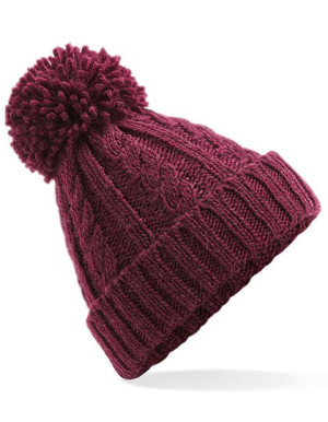 Cable Knit Melange Beanie - Reklamnepredmety