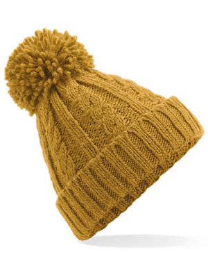 Cable Knit Melange Beanie - Reklamnepredmety