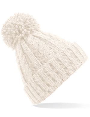 Cable Knit Melange Beanie - Reklamnepredmety