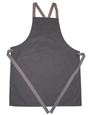 Apron With Grey Ties Crossover - Reklamnepredmety