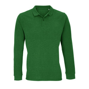 Unisex Long Sleeve Polo Shirt Planet - Reklamnepredmety