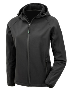 Women´s Recycled 3-Layer Printable Hooded Softshell Jacket - Reklamnepredmety