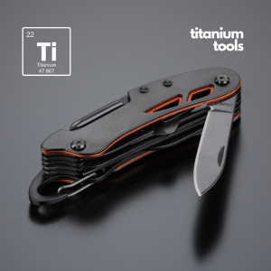 OPTIMA TITANIUM POCKET KNIFE - Reklamnepredmety