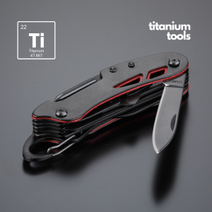 OPTIMA TITANIUM POCKET KNIFE - Reklamnepredmety