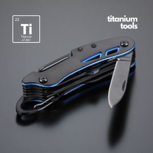 OPTIMA TITANIUM POCKET KNIFE - Reklamnepredmety