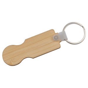 Bamboo keychain Gothenburg - Reklamnepredmety