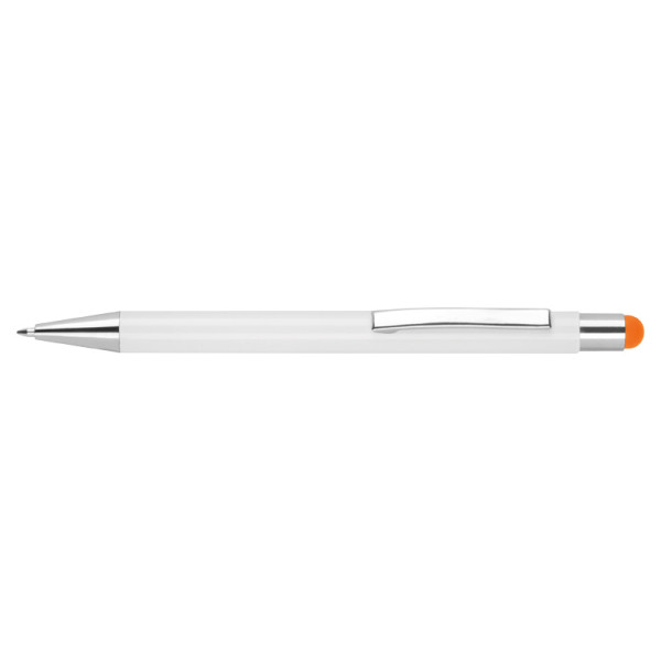 Aluminum retractable ballpoint pen