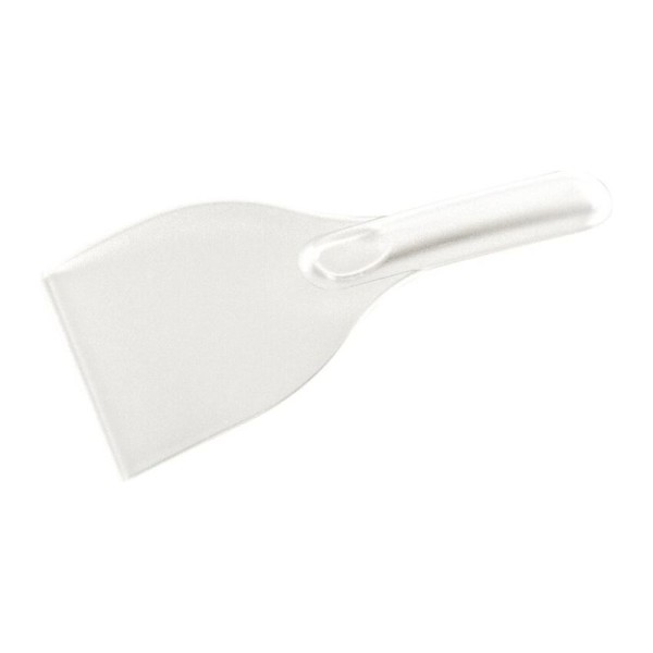 Hull plastic ice scraper