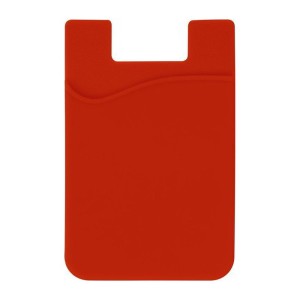 Bordeaux smartphone card holder - Reklamnepredmety