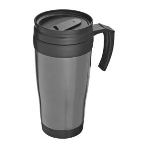 Plastic thermos mug Fort Worth, 400 ml - Reklamnepredmety
