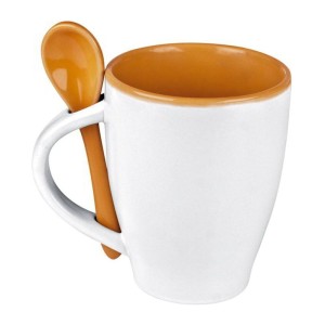 Palermo mug with spoon - Reklamnepredmety