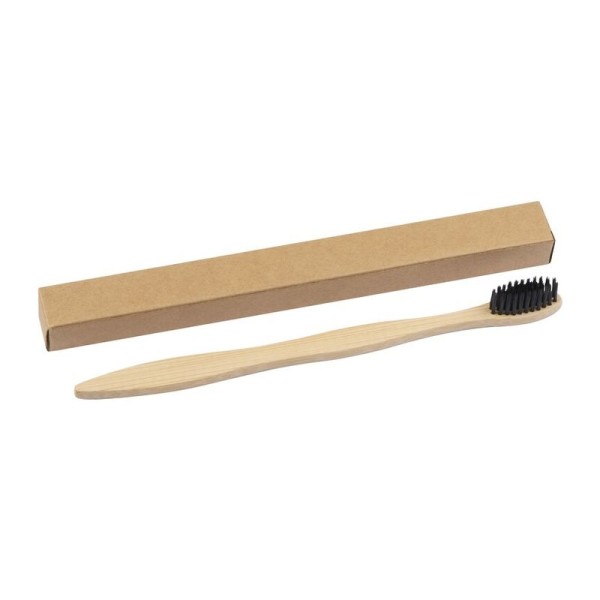 Toothbrush with bamboo handle