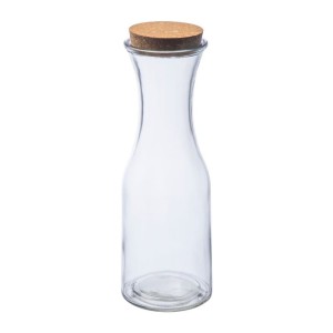 Glass bottle with cork lid 1L - Reklamnepredmety