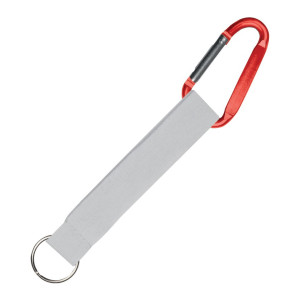 Unique RPET key ring with carabiner - Reklamnepredmety