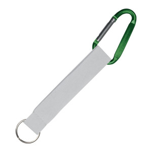 Unique RPET key ring with carabiner - Reklamnepredmety