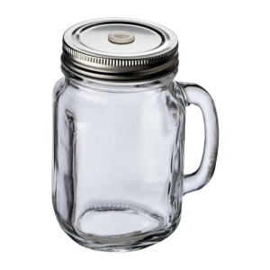 Treviso glass with lid, 450 ml - Reklamnepredmety