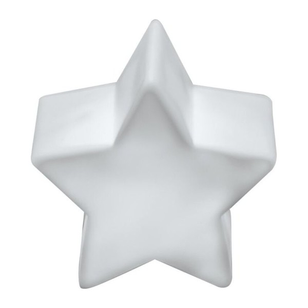 Lamp in the shape of a star.