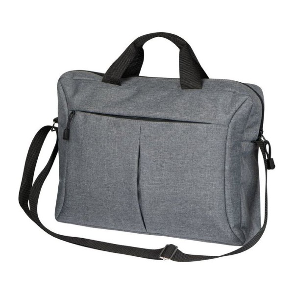 Gray laptop bag
