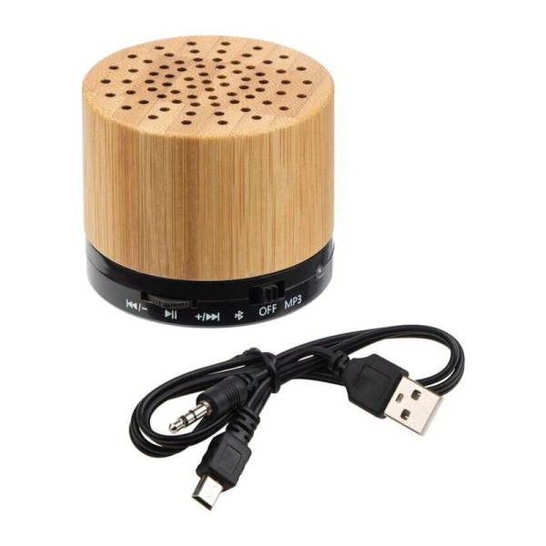 Fleedwood bamboo bluetooth speaker
