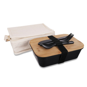 TAKE AWAY set of thermal bag and food box - Reklamnepredmety