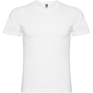 Samoyedo men's V-neck short-sleeved T-shirt - Reklamnepredmety