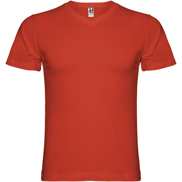 Samoyedo men's V-neck short-sleeved T-shirt