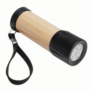 LED torch BAMBOO SHINE - Reklamnepredmety