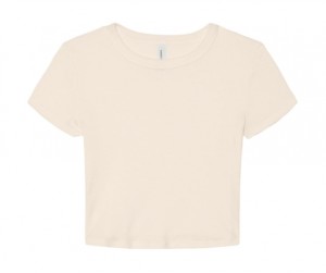 Women's t-shirt Micro Rib Baby Tee - Reklamnepredmety