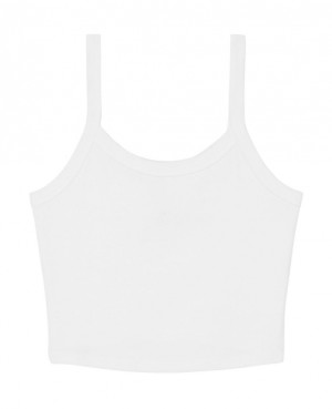 Women's Micro Rib Spaghetti Strap Tank - Reklamnepredmety