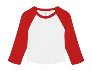 Women's t-shirt Micro Rib 3/4 Raglan Baby Tee - Reklamnepredmety