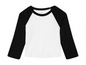 Women's t-shirt Micro Rib 3/4 Raglan Baby Tee - Reklamnepredmety