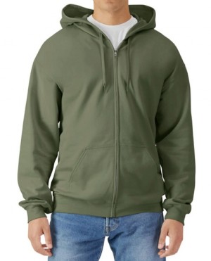 Softstyle Midweight Zip Up Hoodie - Reklamnepredmety