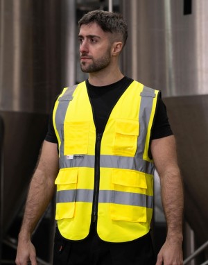 Premium Executive safety vest Munich - Reklamnepredmety