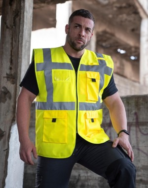 Executive Wismar padded safety vest - Reklamnepredmety