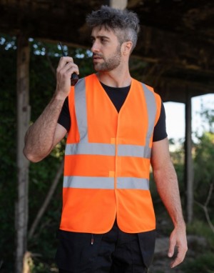Minden safety vest with 4 stripes - Reklamnepredmety