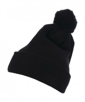 Cuffed Pom Pom Knit Beanie Hat - Reklamnepredmety