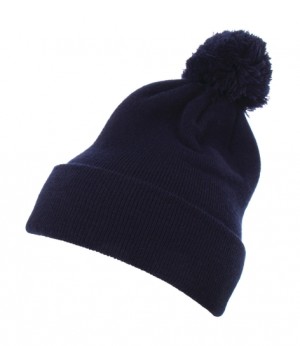 Cuffed Pom Pom Knit Beanie Hat - Reklamnepredmety