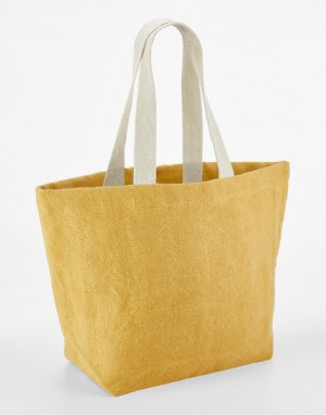 Beach bag made of soft washed jute - Reklamnepredmety