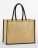 Classic shopping bag made of natural starched jute - 937-28-056-f-2024-01jpg-l - variant