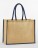 Classic shopping bag made of natural starched jute - 937-28-060-f-2024-01jpg-l - variant