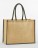 Classic shopping bag made of natural starched jute - 937-28-080-f-2024-01jpg-l - variant