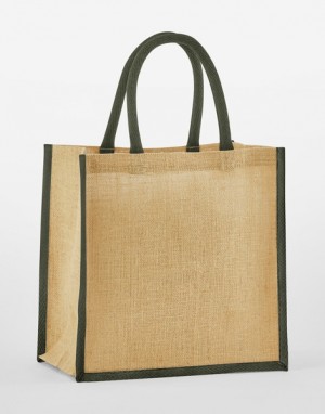 Mini gift bag made of natural starched jute - Reklamnepredmety