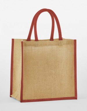Mini gift bag made of natural starched jute - Reklamnepredmety