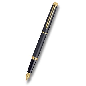 Waterman Hémisphère Matt Black GT fountain pen - Reklamnepredmety